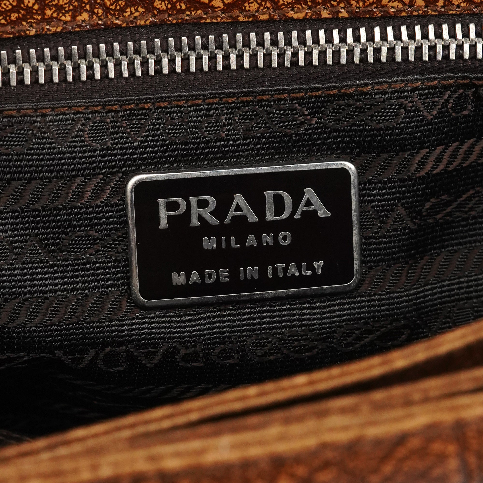 Light Brown Lama Leather Belt Shoulder Bag