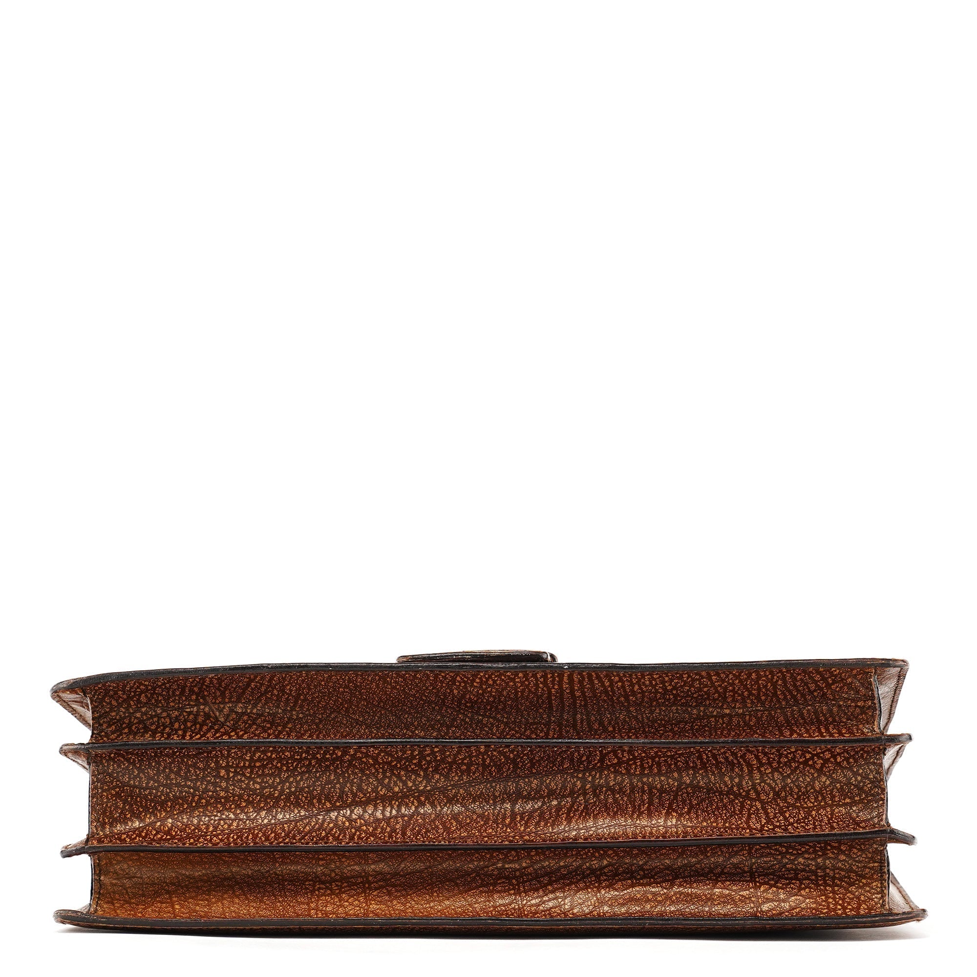 Light Brown Lama Leather Belt Shoulder Bag
