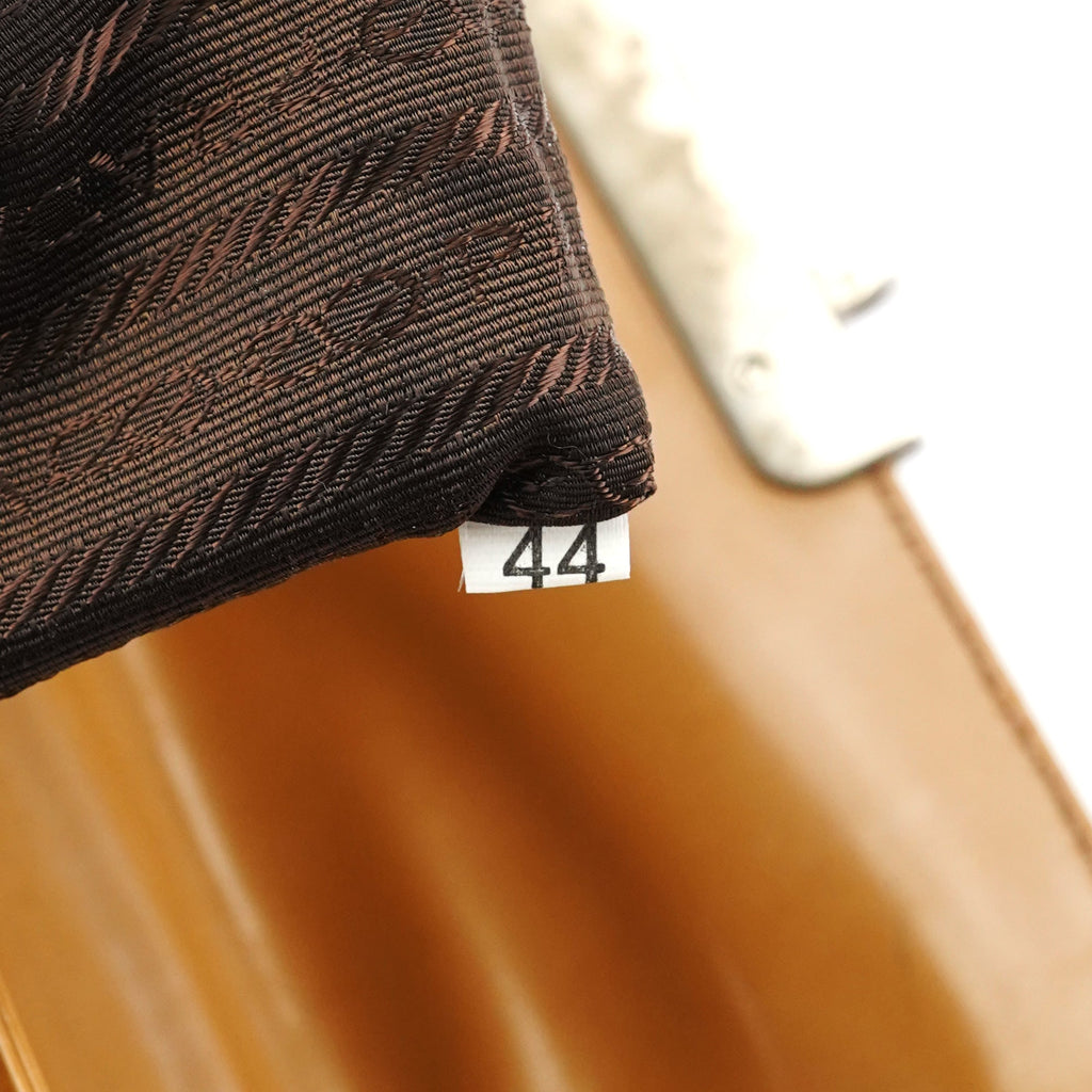 Light Brown Spazzolato Gradient Buckle Bag