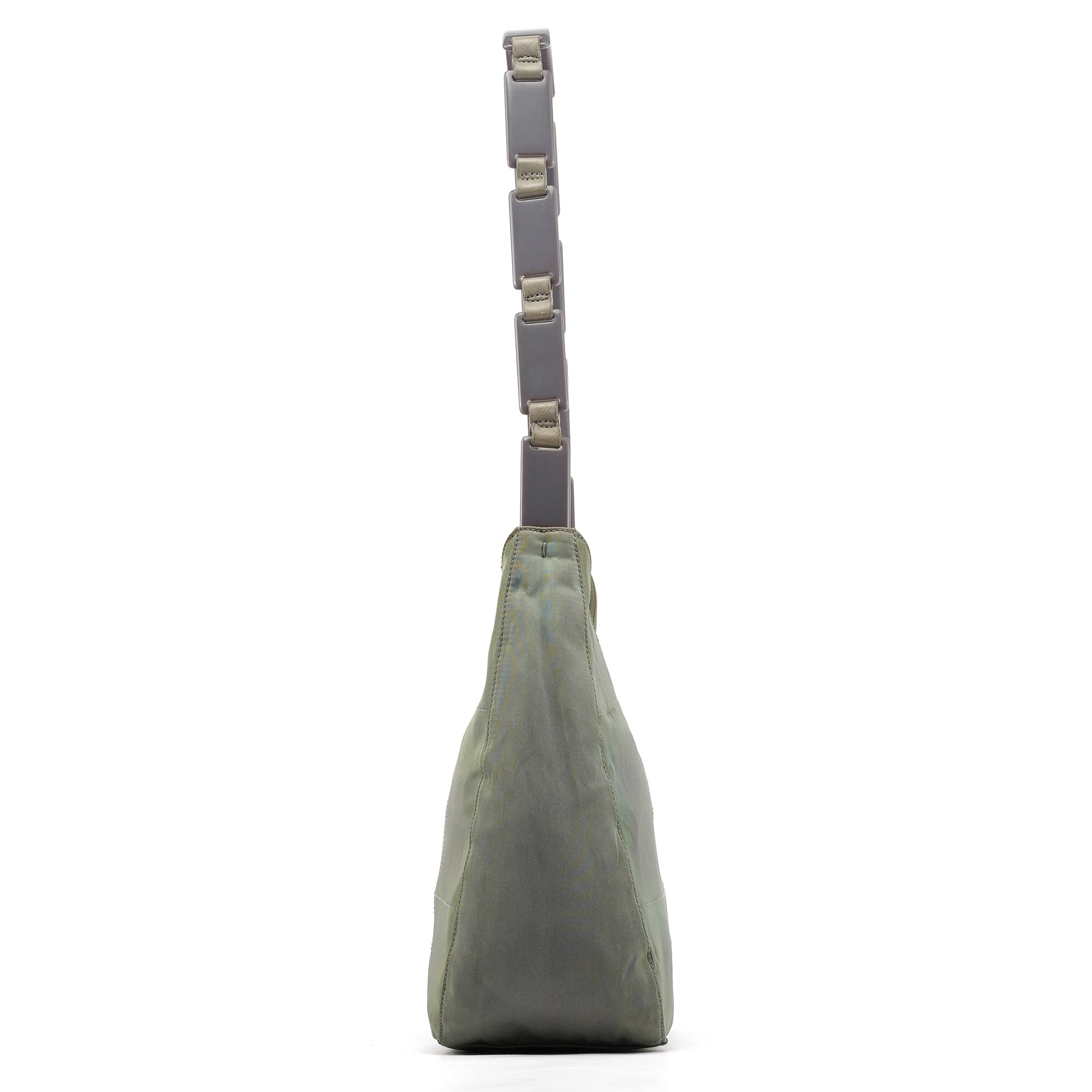 Light Green Tessuto Nylon Plastic Shoulder Bag