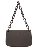 Military Green Tessuto Chain Shoulder Bag