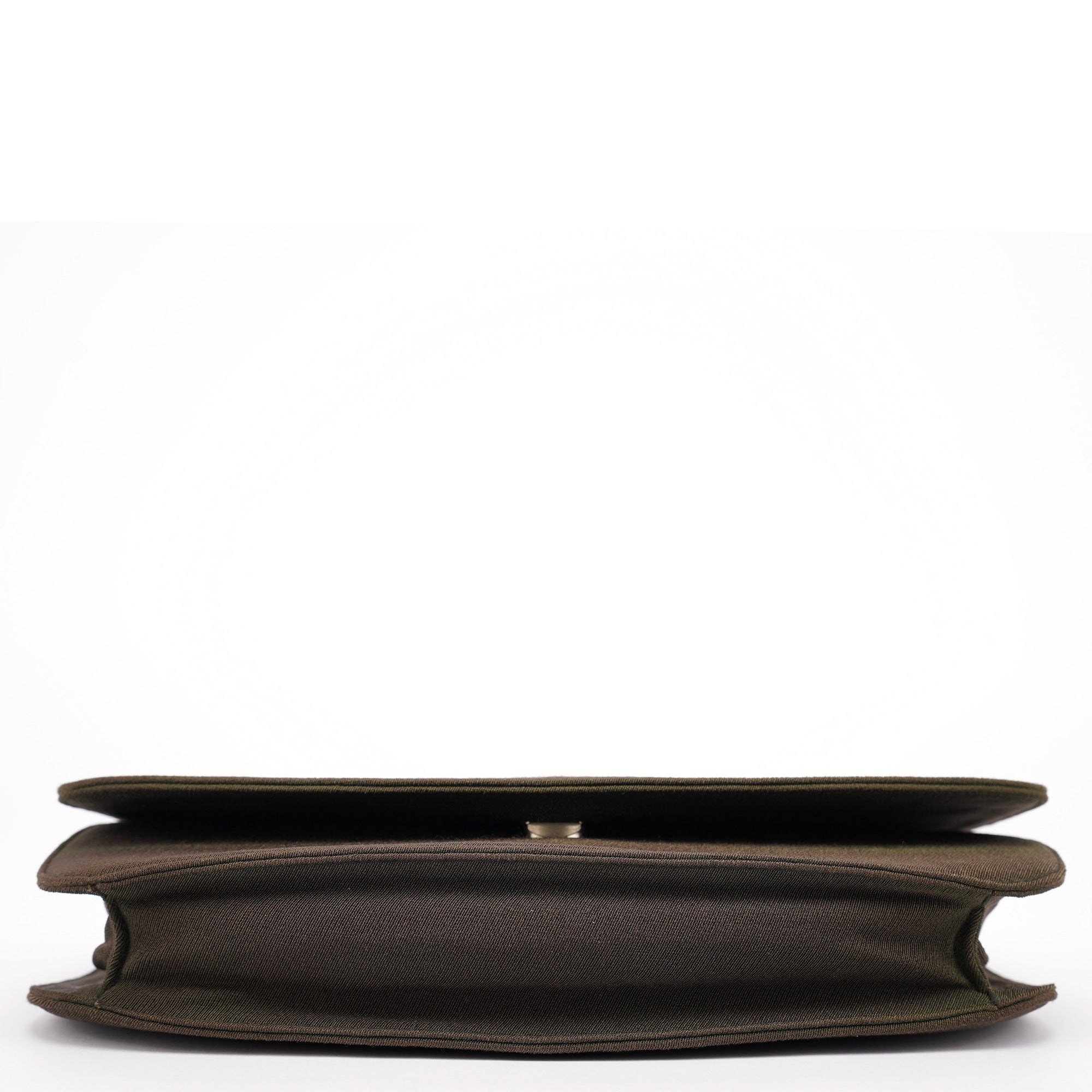 Military Green Tessuto Chain Shoulder Bag