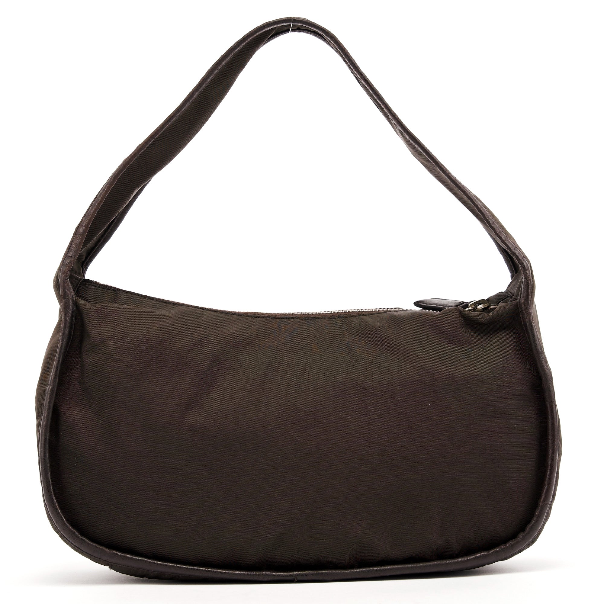 Military Green Tessuto Hobo Shoulder Bag
