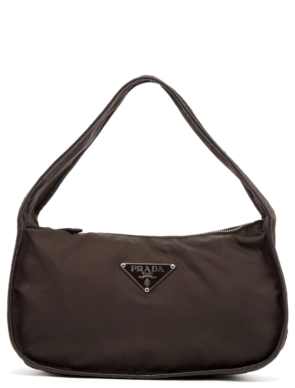 Military Green Tessuto Hobo Shoulder Bag