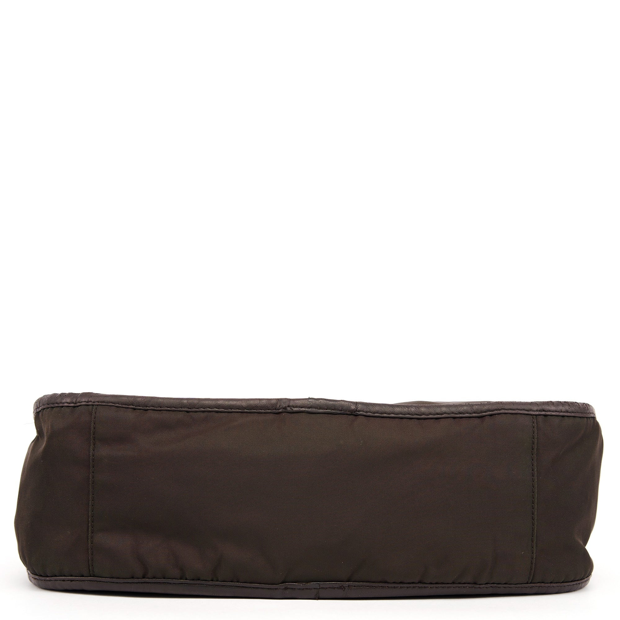 Military Green Tessuto Hobo Shoulder Bag