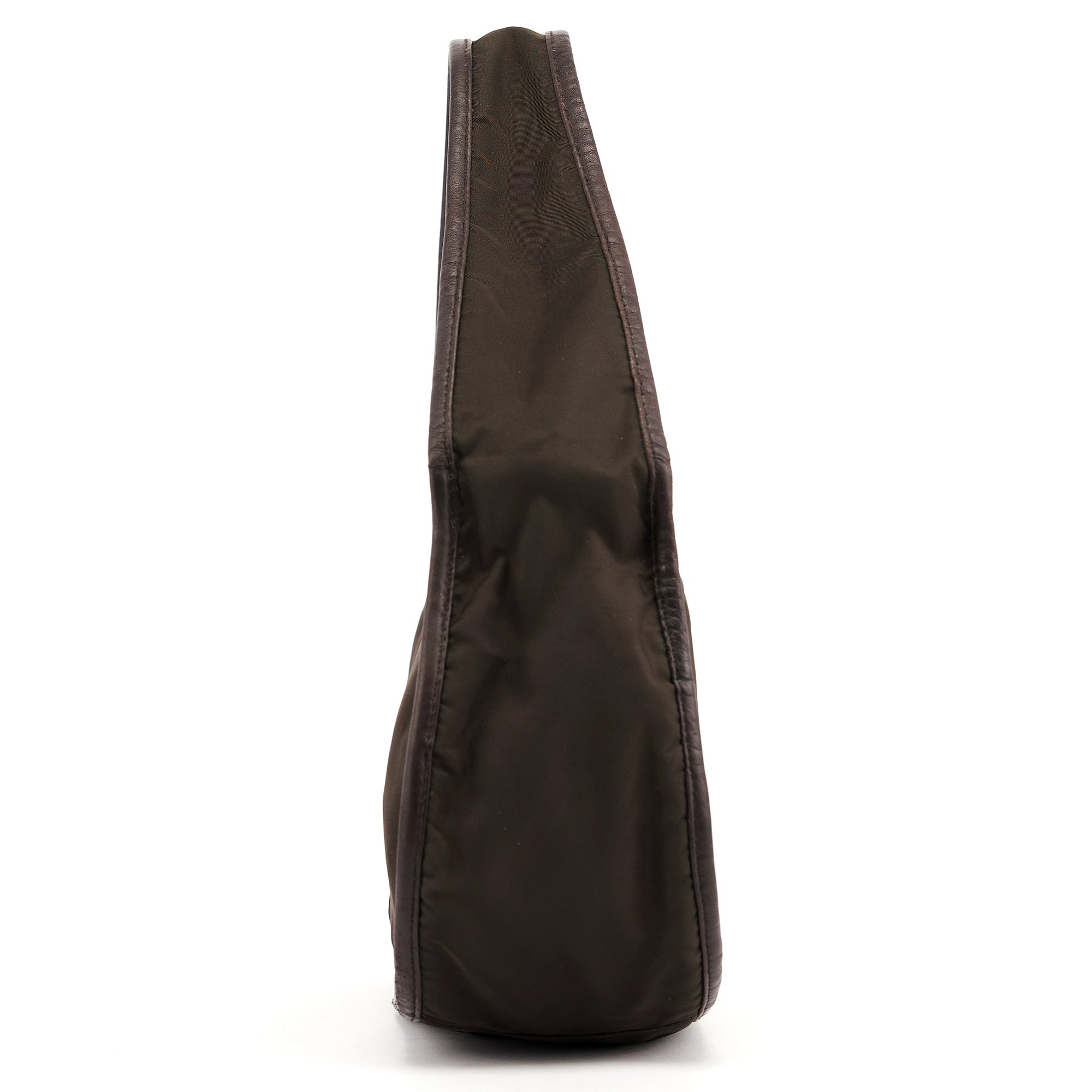 Military Green Tessuto Hobo Shoulder Bag