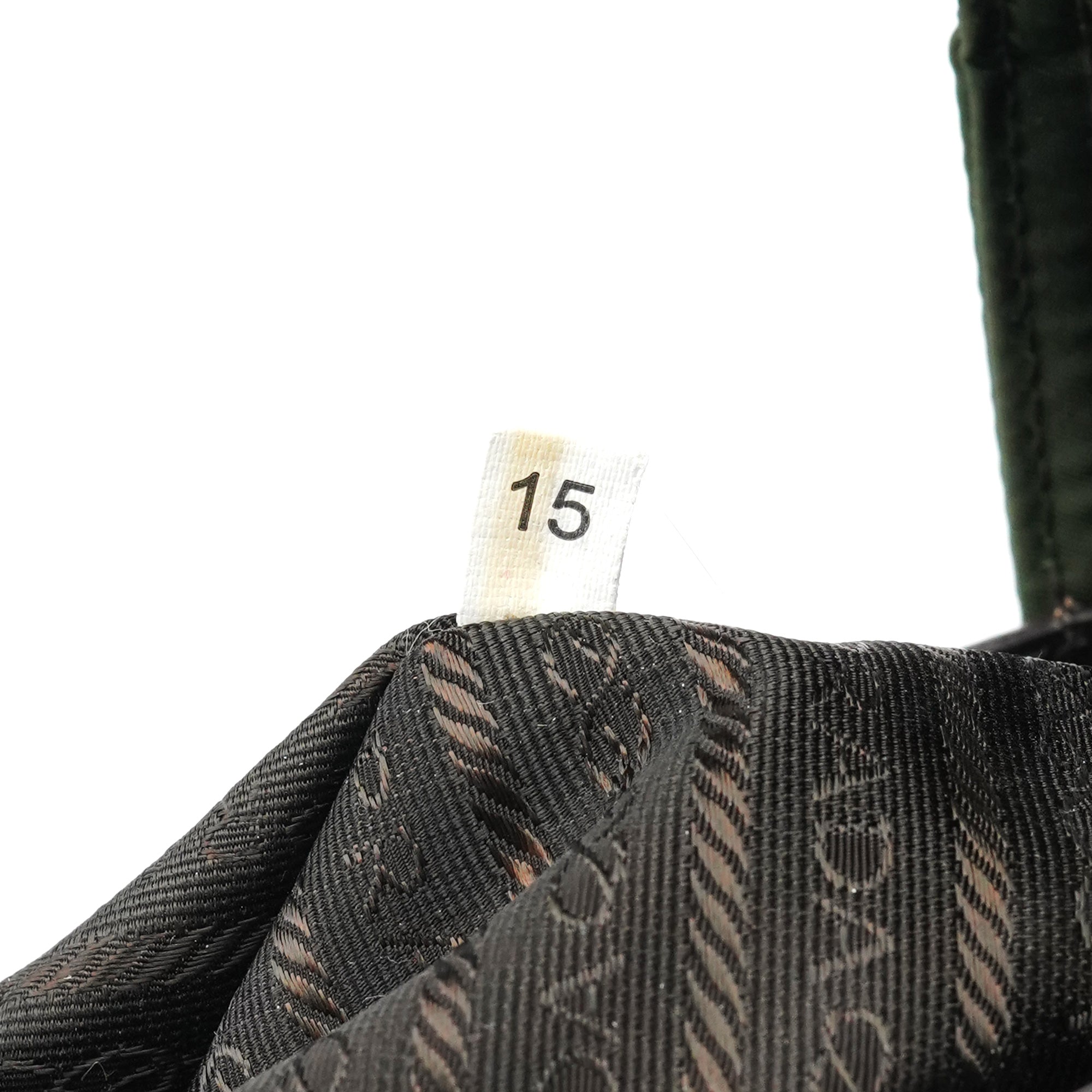 Military Green Tessuto Spazzolato Tote Bag