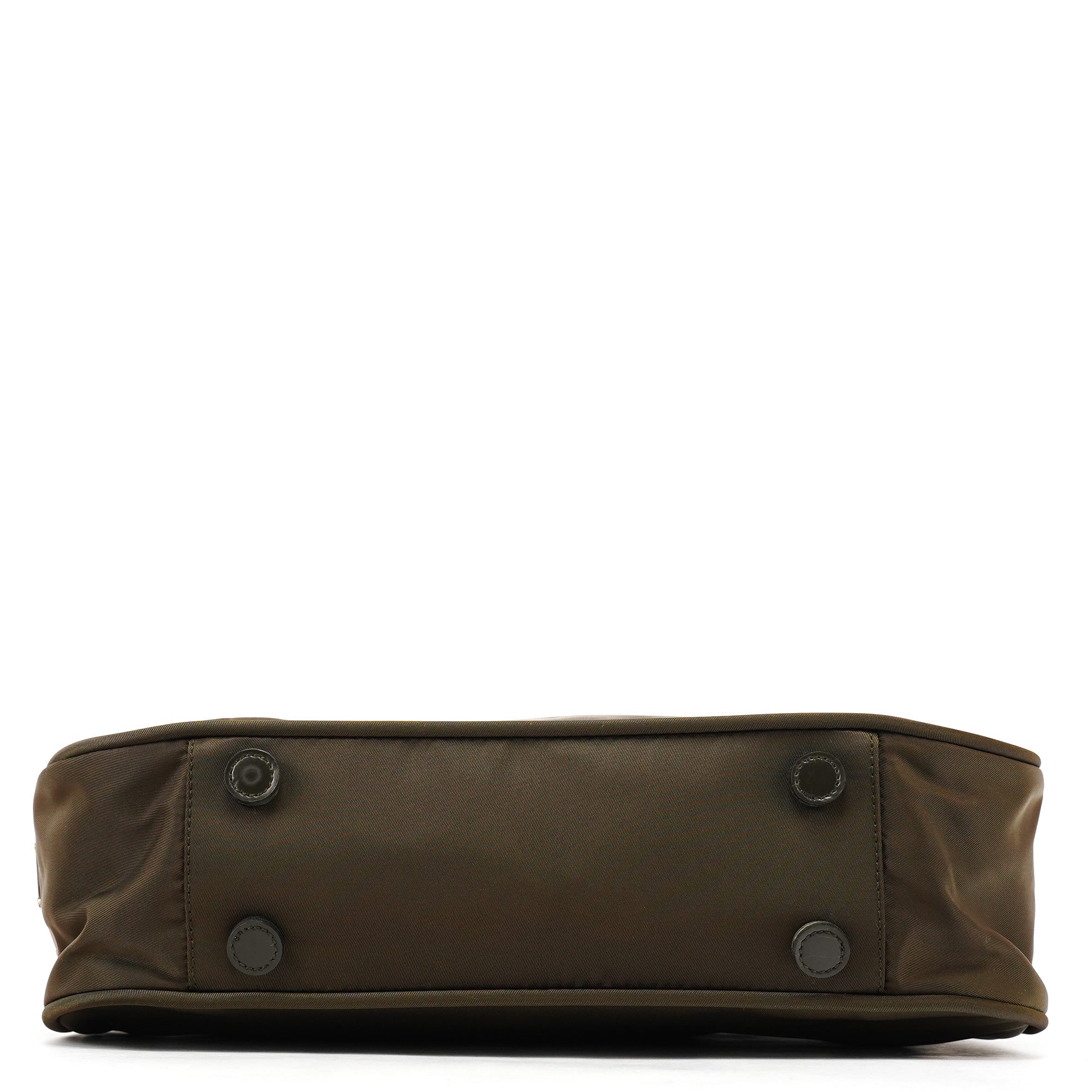 Military Green Tessuto Sport Hobo Shoulder Bag