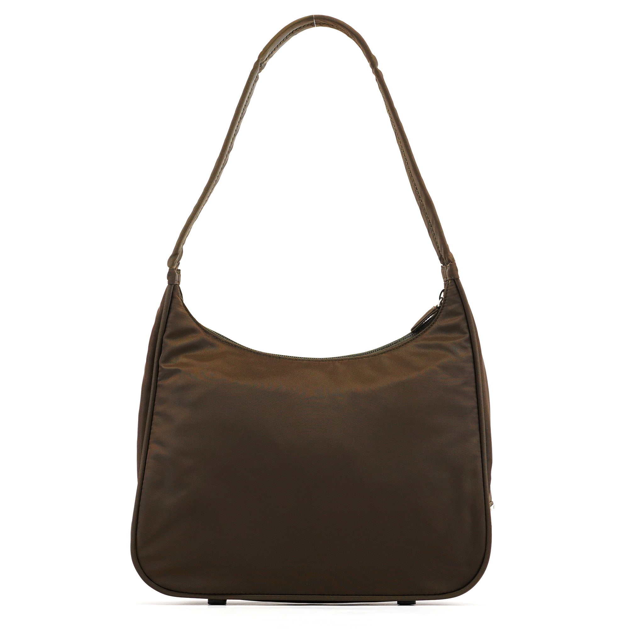 Military Green Tessuto Sport Hobo Shoulder Bag