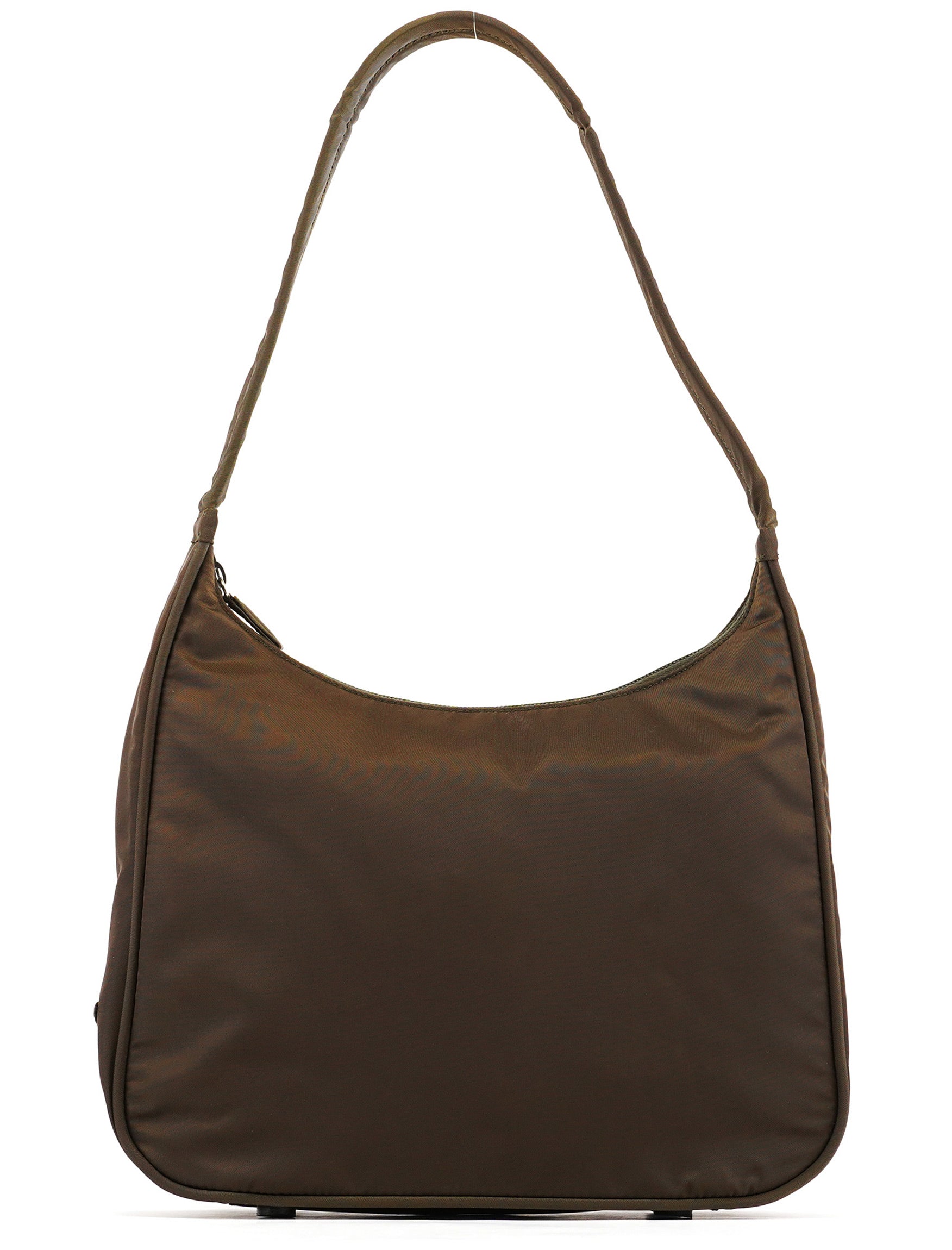 Military Green Tessuto Sport Hobo Shoulder Bag