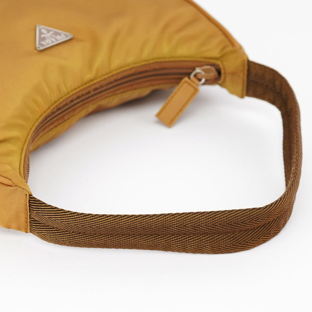 MV515 Beige Tessuto Mini Hobo Bag
