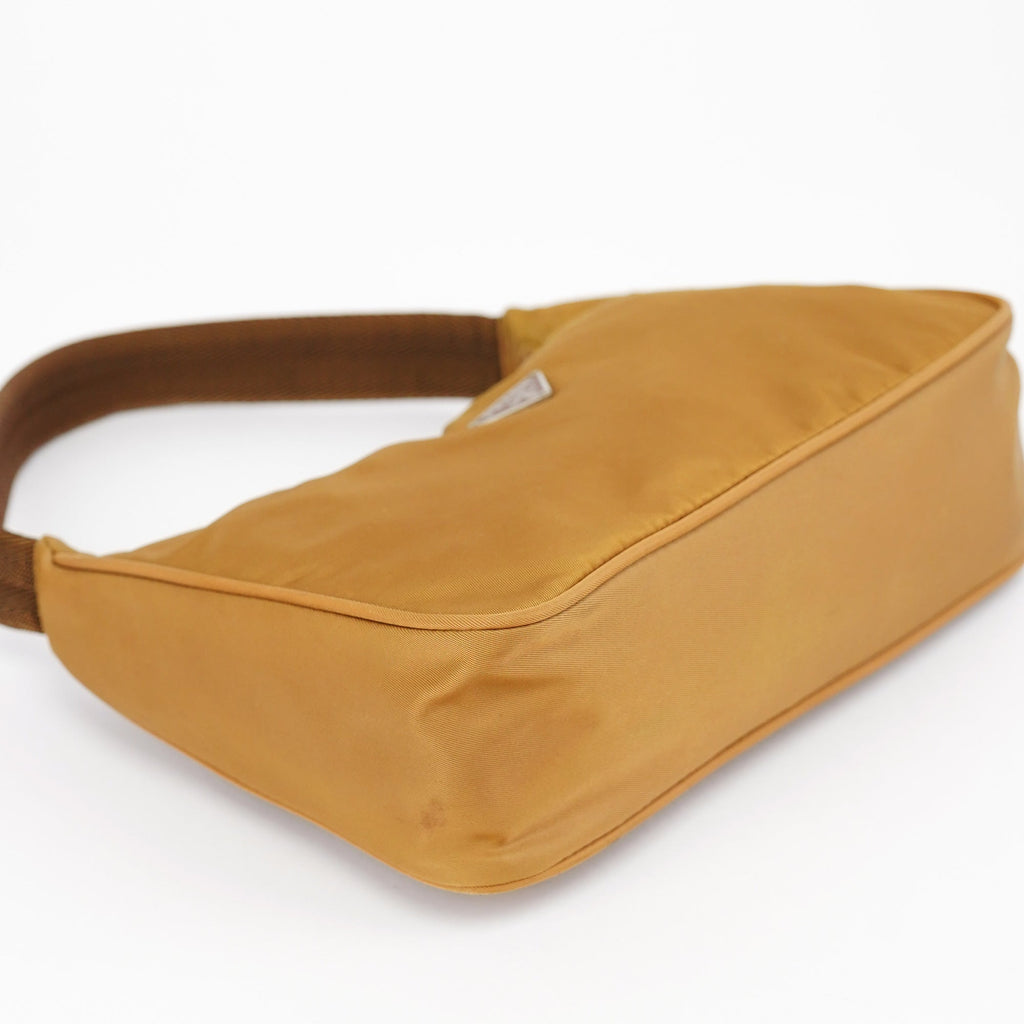 MV515 Beige Tessuto Mini Hobo Bag