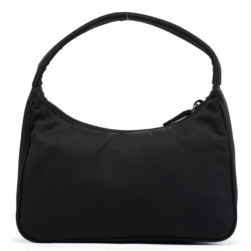 MV515 Black Tessuto Mini Hobo Bag