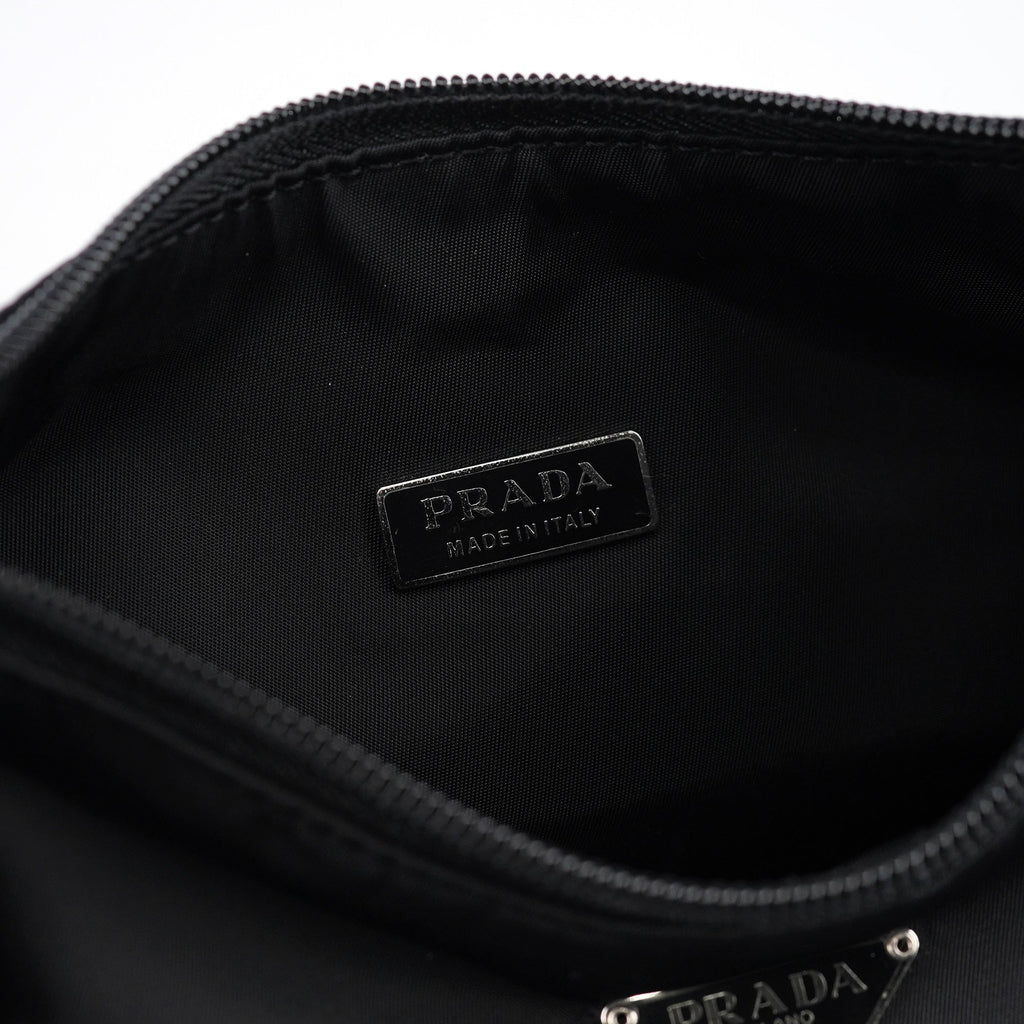 MV515 Black Tessuto Mini Hobo Bag