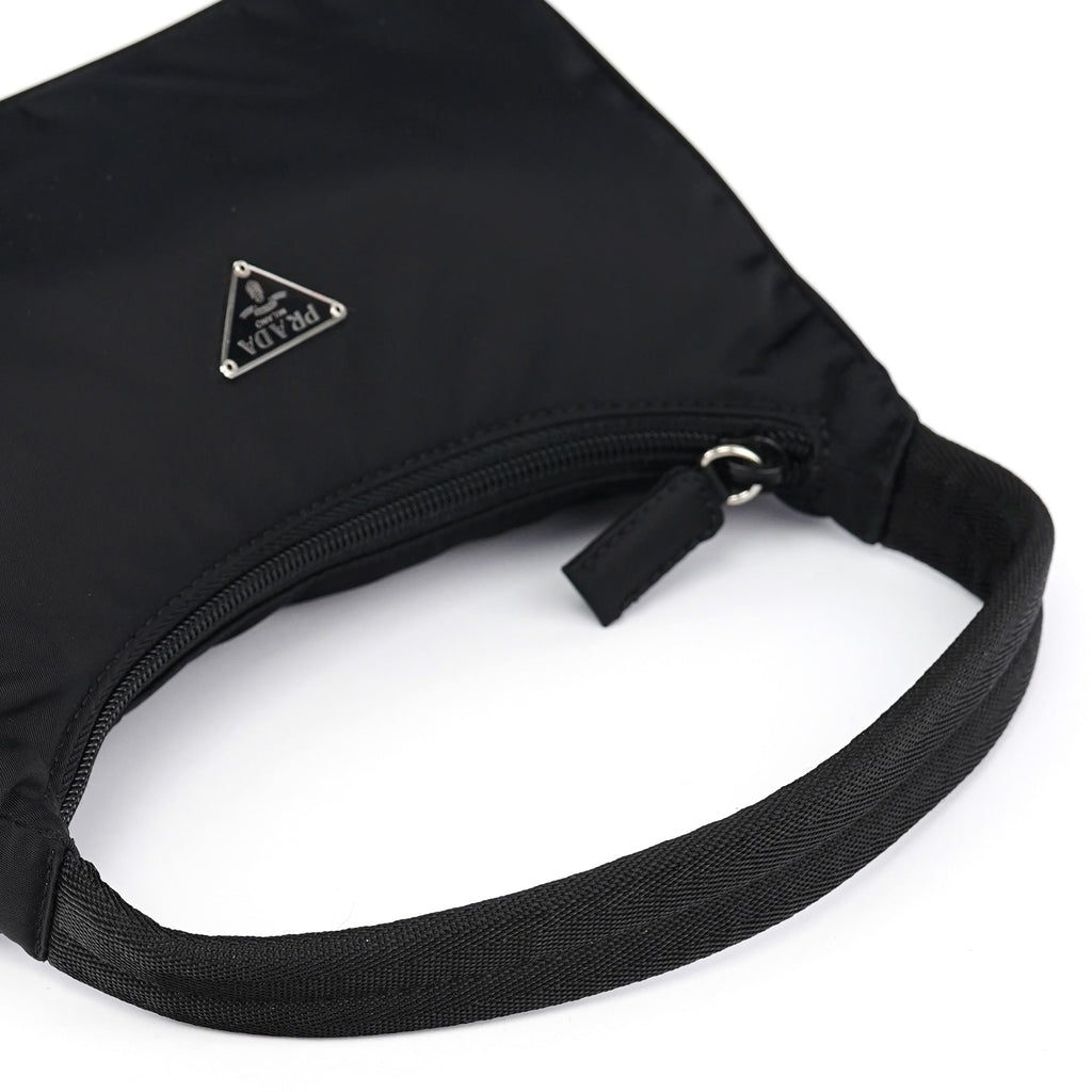 MV515 Black Tessuto Mini Hobo Bag
