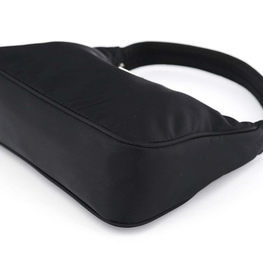 MV515 Black Tessuto Mini Hobo Bag