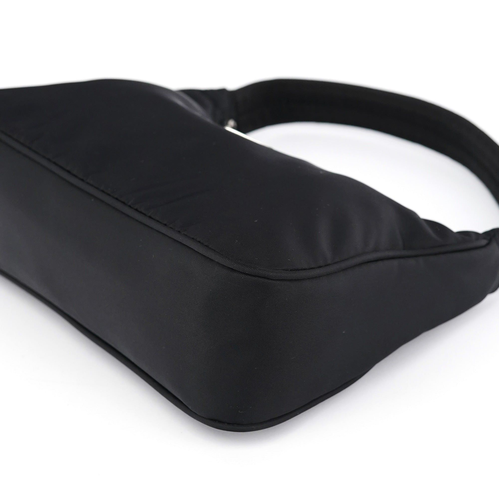 MV515 Black Tessuto Mini Hobo Bag