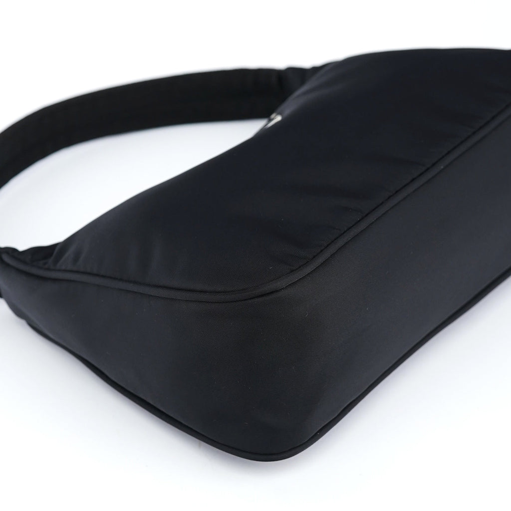 MV515 Black Tessuto Mini Hobo Bag
