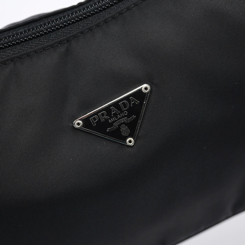 MV515 Black Tessuto Mini Hobo Bag