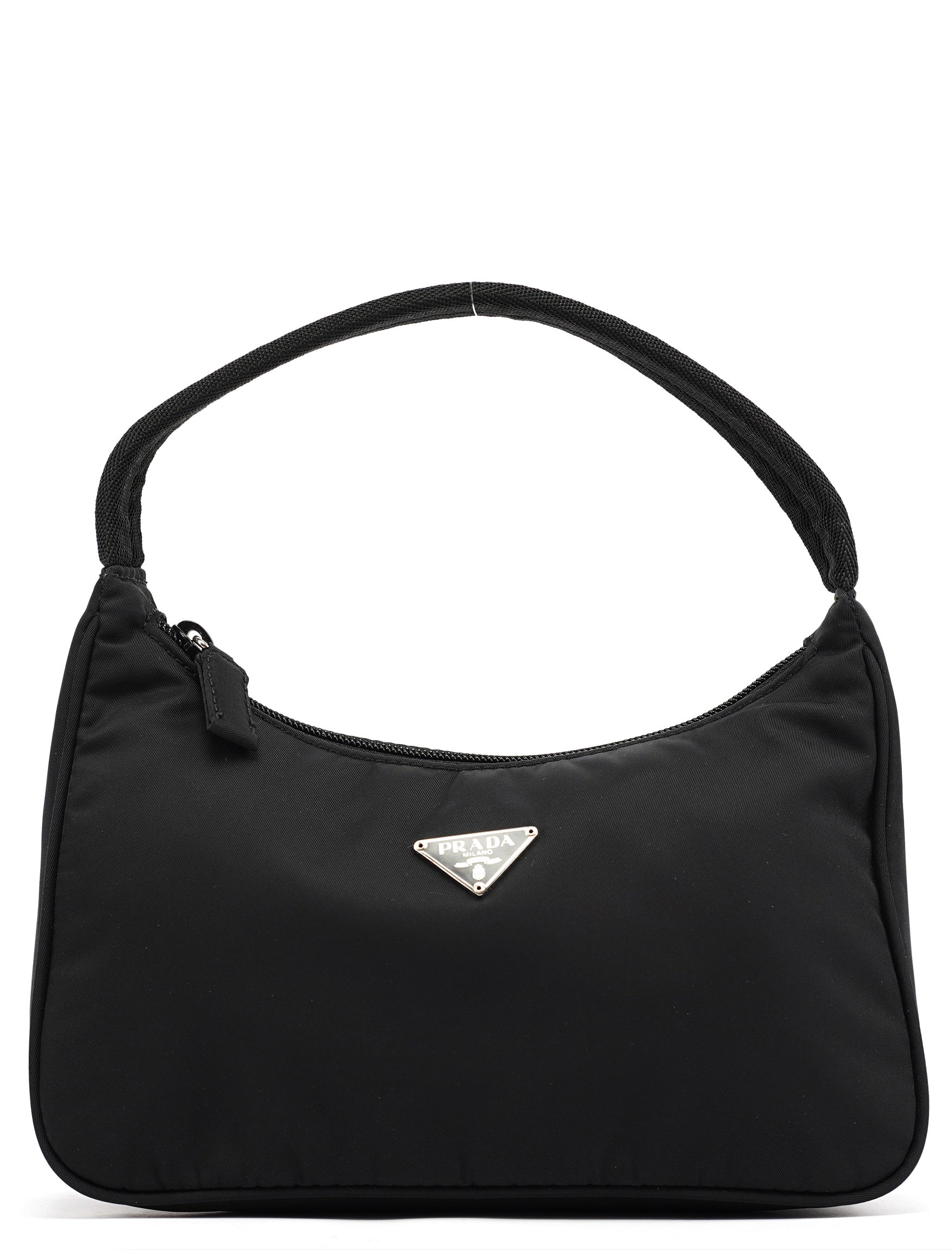 MV515 Black Tessuto Mini Hobo Bag