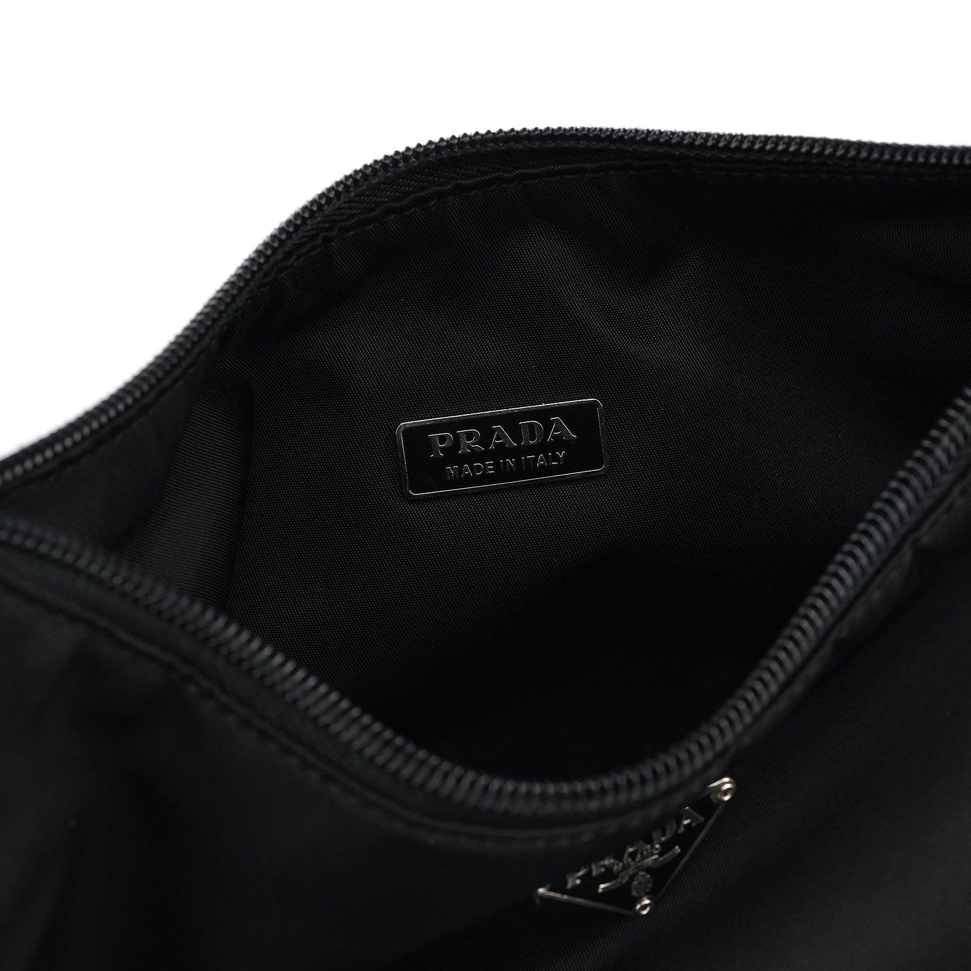 MV515 Black Tessuto Mini Hobo Shoulder Bag