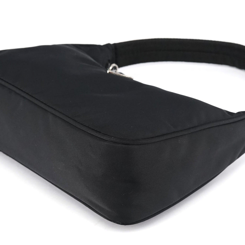MV515 Black Tessuto Mini Hobo Shoulder Bag
