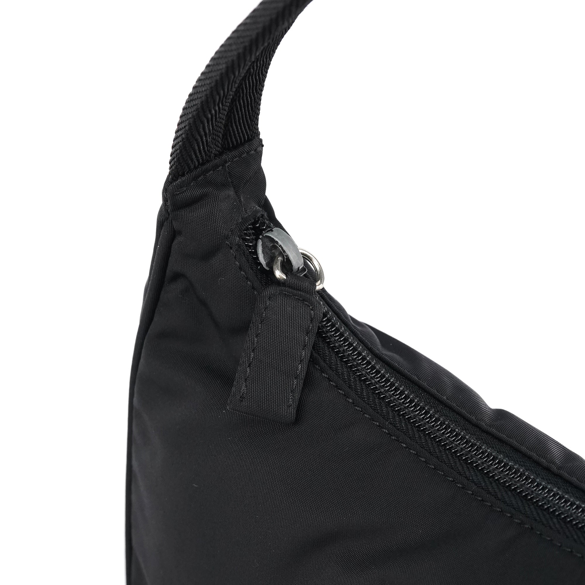 MV515 Black Tessuto Mini Hobo Shoulder Bag