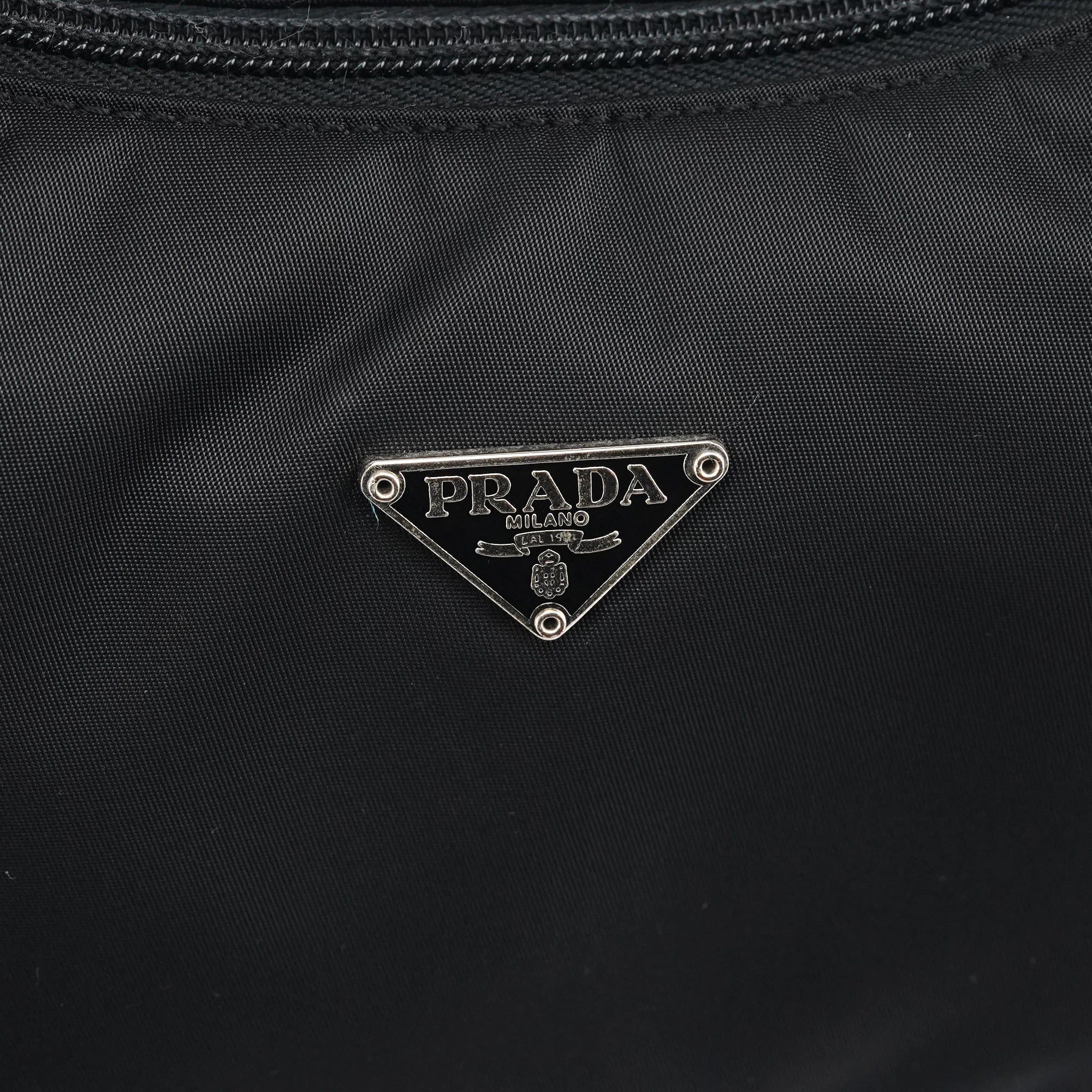 MV515 Black Tessuto Mini Hobo Shoulder Bag