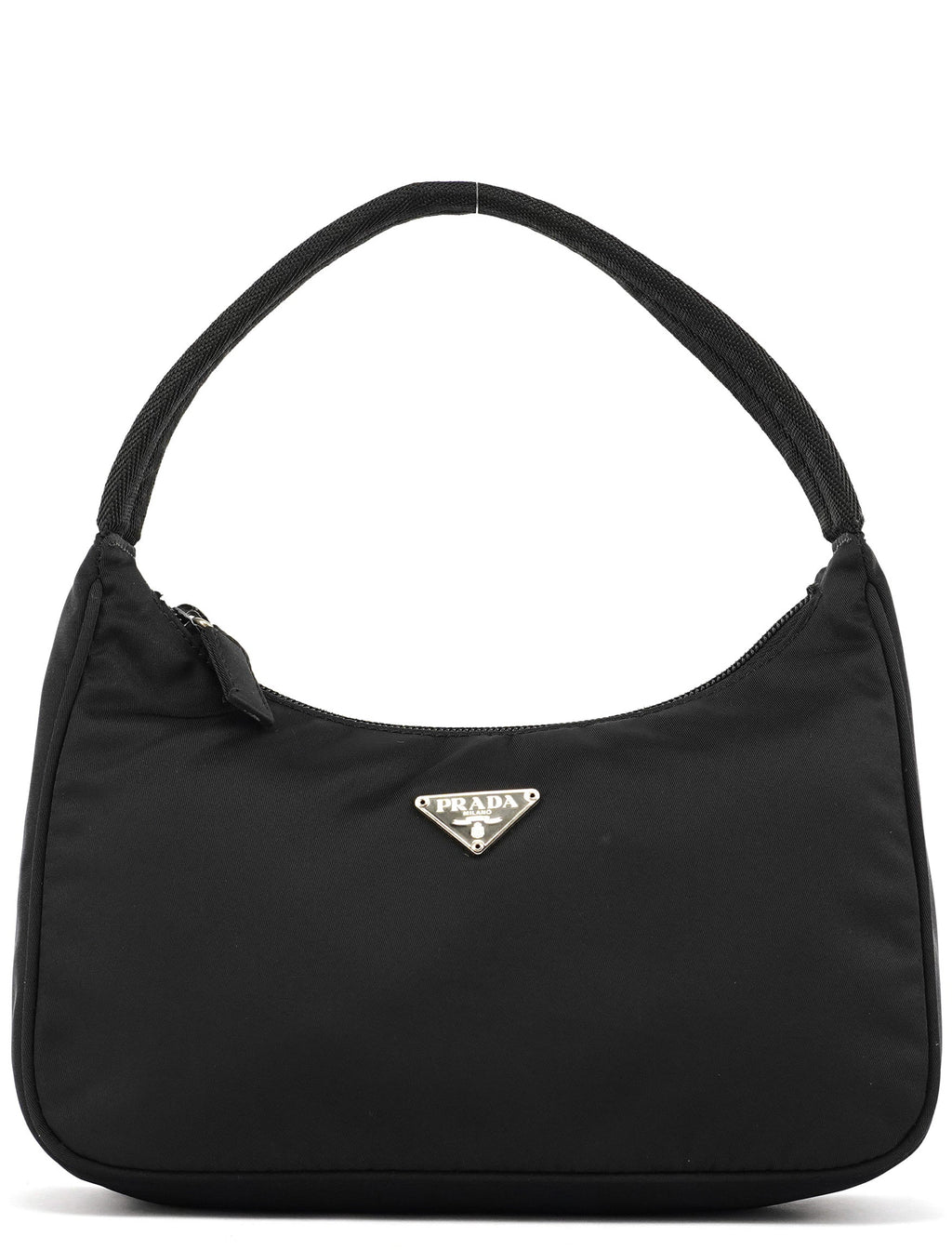 MV515 Black Tessuto Mini Hobo Shoulder Bag