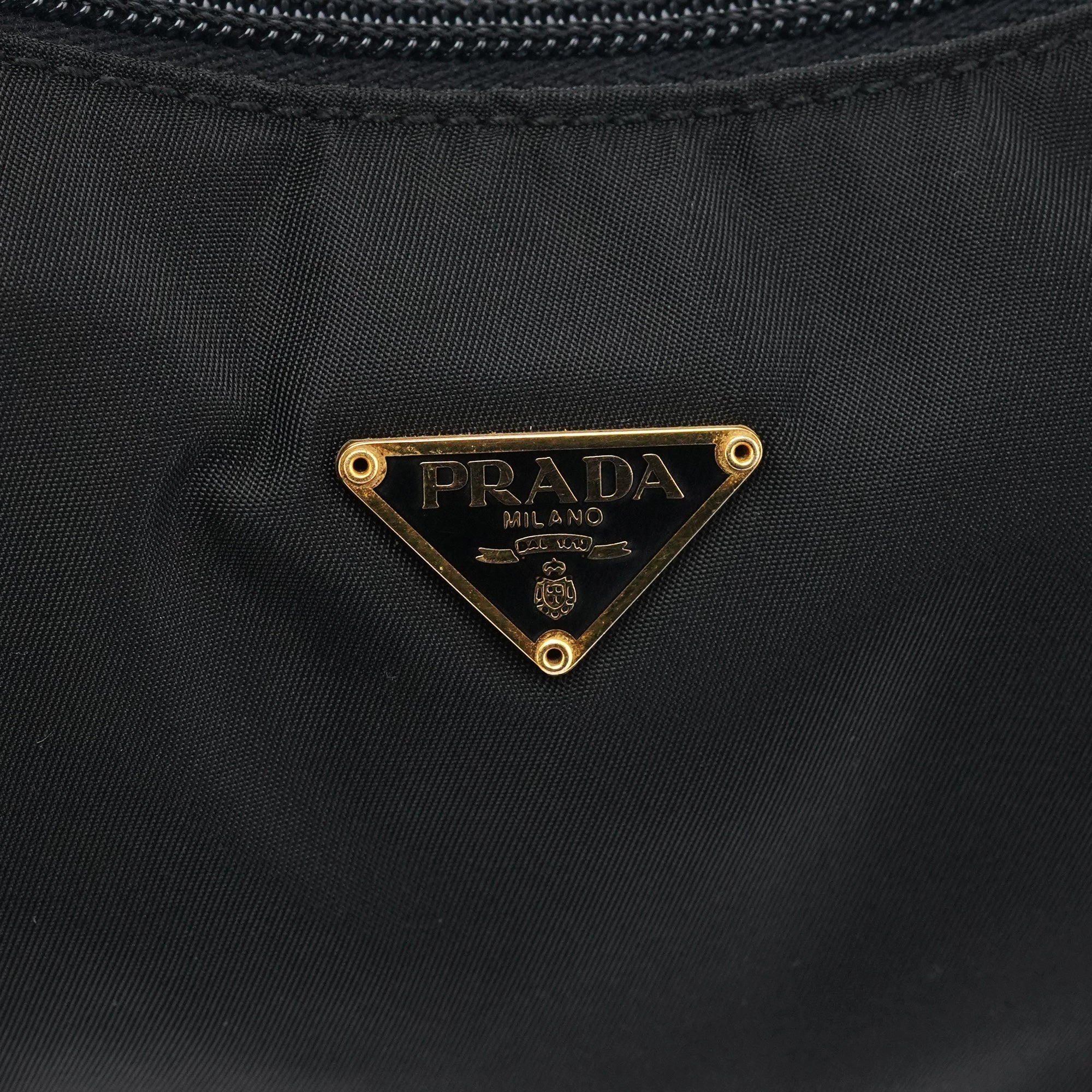 MV515 Black Tessuto Mini Hobo Shoulder Bag