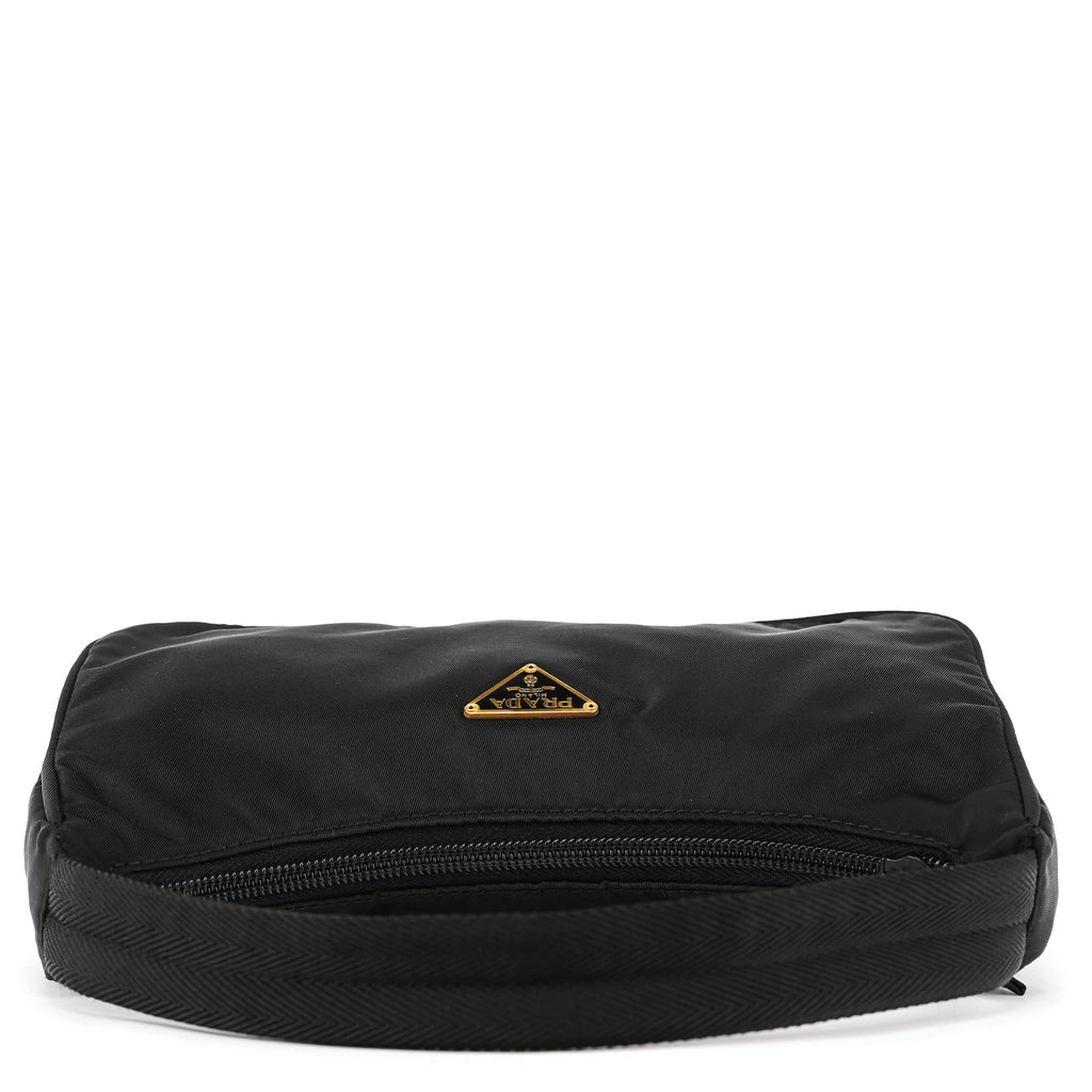 MV515 Black Tessuto Mini Hobo Shoulder Bag