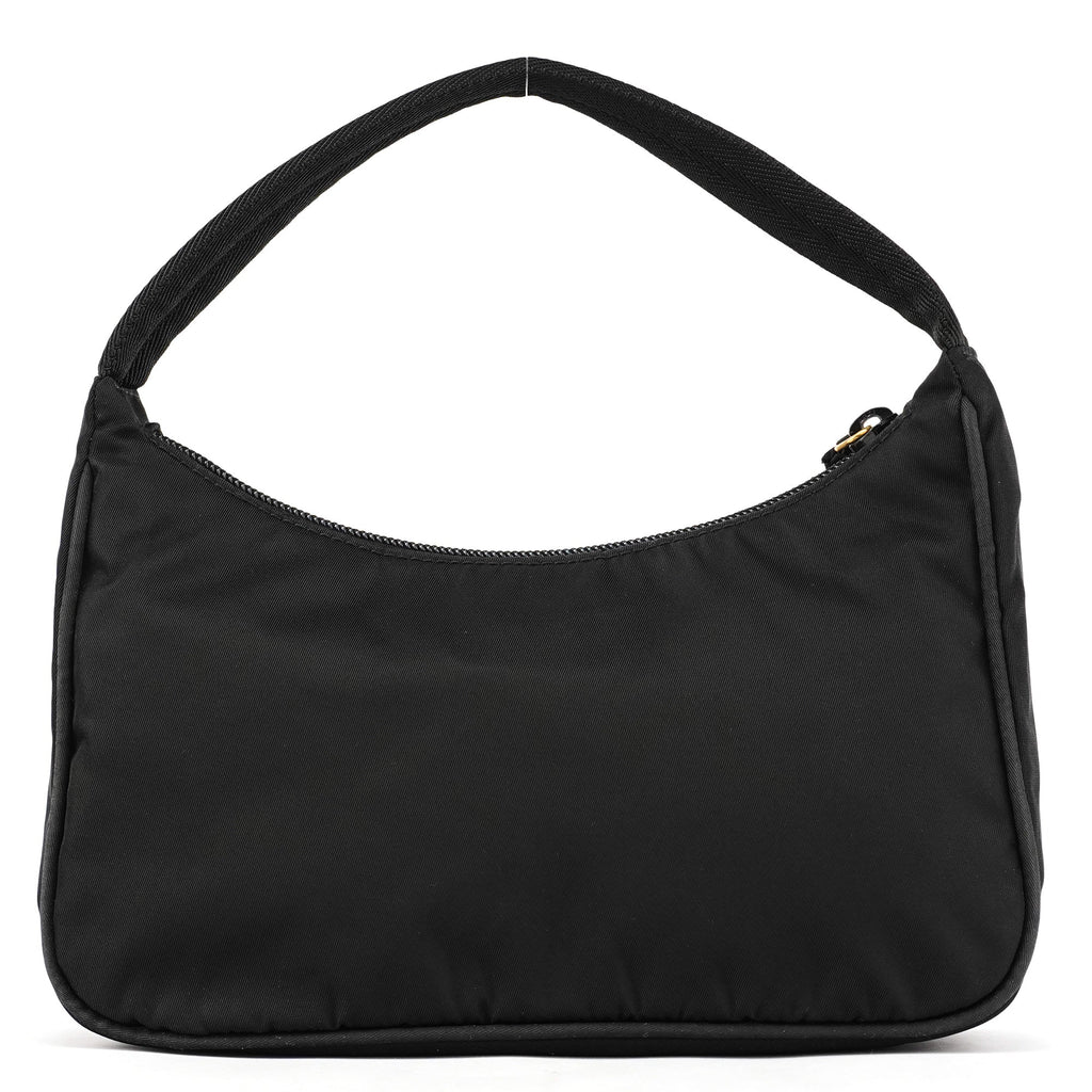 MV515 Black Tessuto Mini Hobo Shoulder Bag