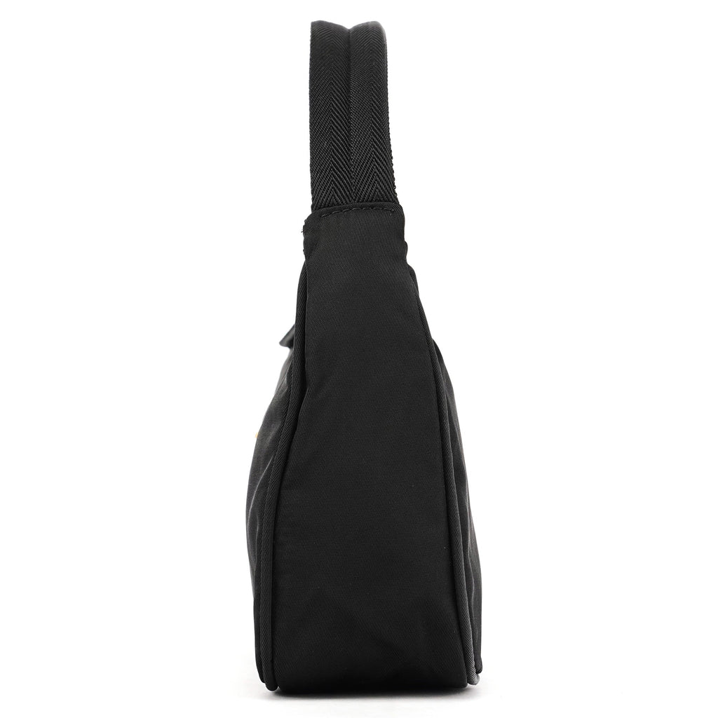 MV515 Black Tessuto Mini Hobo Shoulder Bag