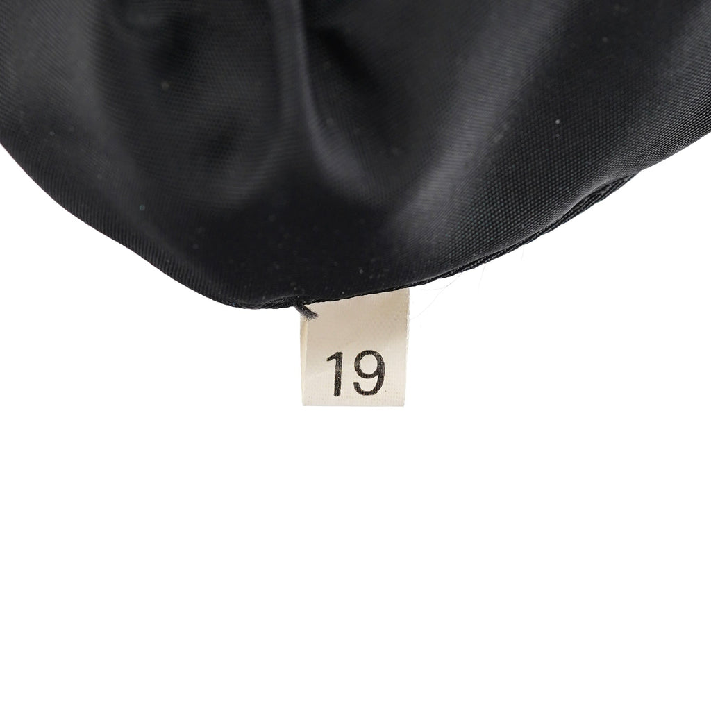 MV519 Black Tessuto Mini Hobo Bag
