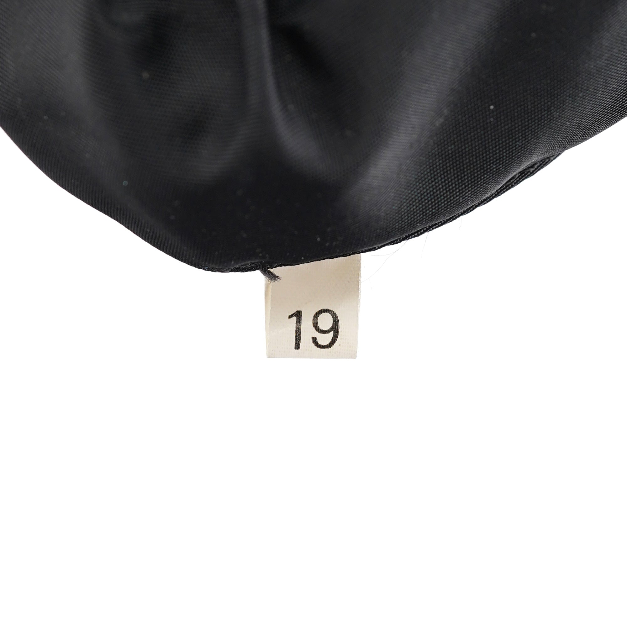 MV519 Black Tessuto Mini Hobo Bag