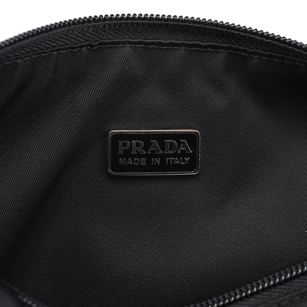 MV519 Black Tessuto Mini Hobo Bag