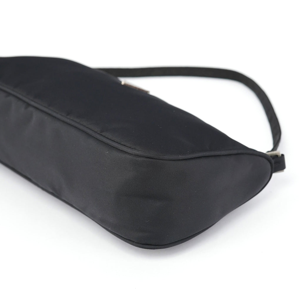 MV519 Black Tessuto Mini Hobo Bag