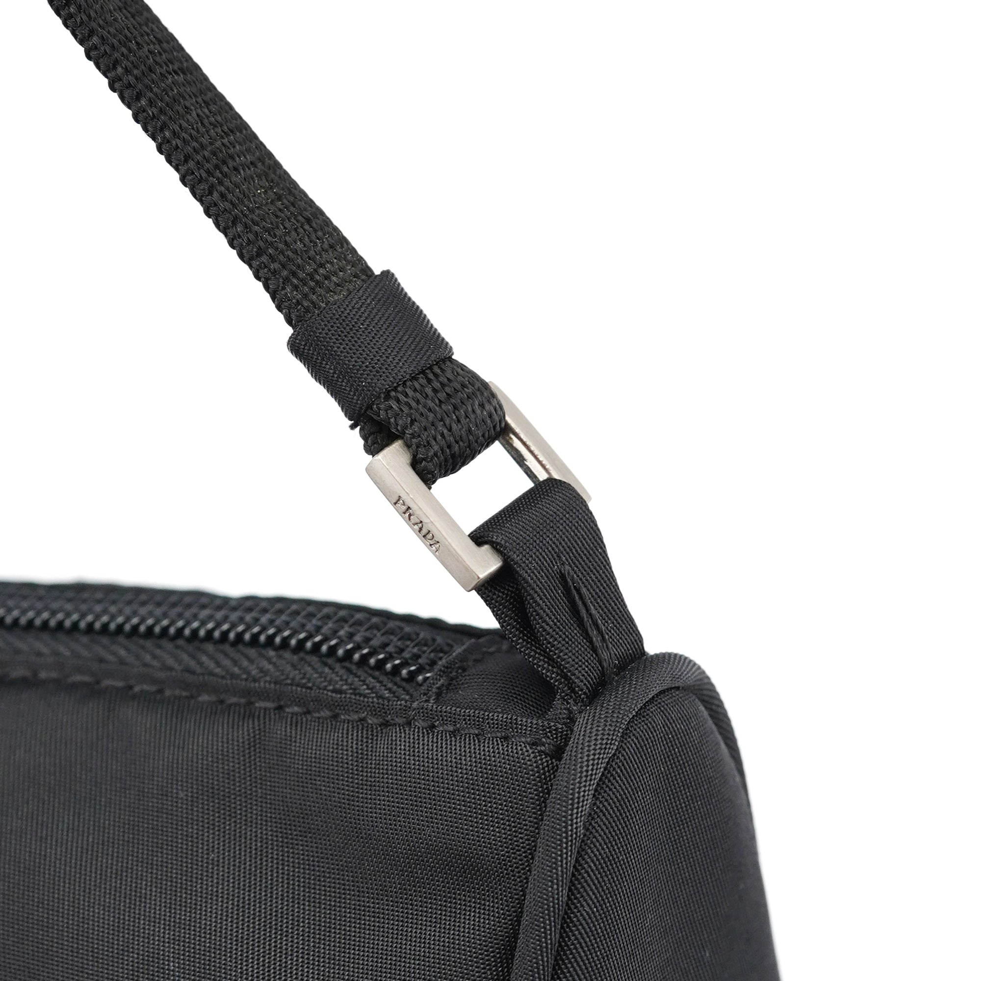 MV519 Black Tessuto Mini Hobo Bag