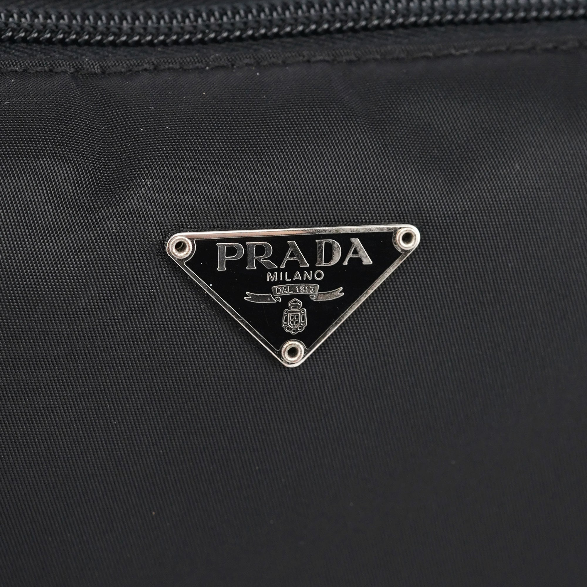 MV519 Black Tessuto Mini Hobo Bag