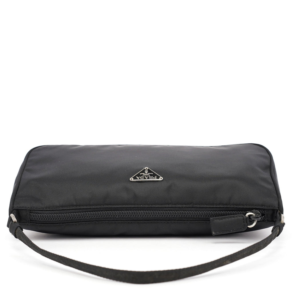 MV519 Black Tessuto Mini Hobo Bag