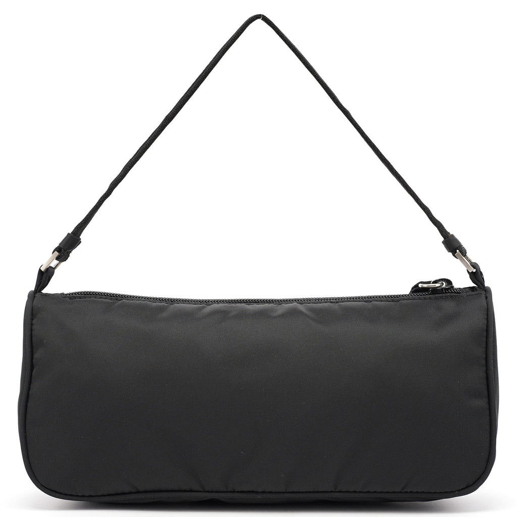 MV519 Black Tessuto Mini Hobo Bag