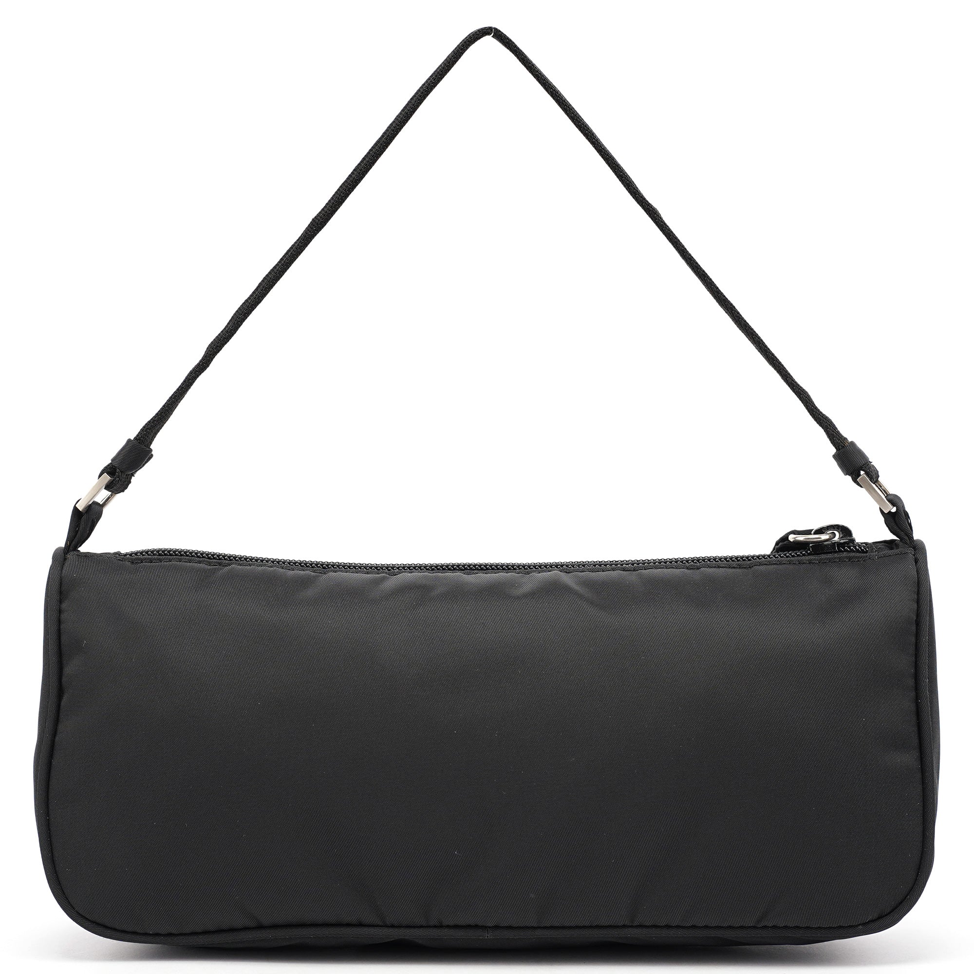 MV519 Black Tessuto Mini Hobo Bag
