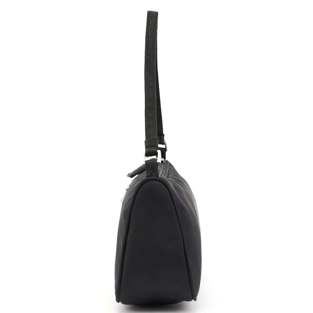 MV519 Black Tessuto Mini Hobo Bag