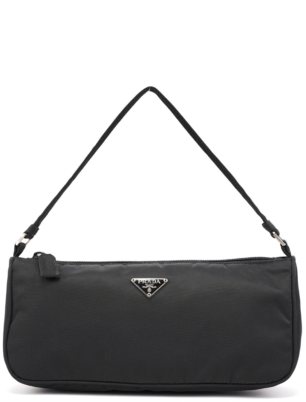 MV519 Black Tessuto Mini Hobo Bag