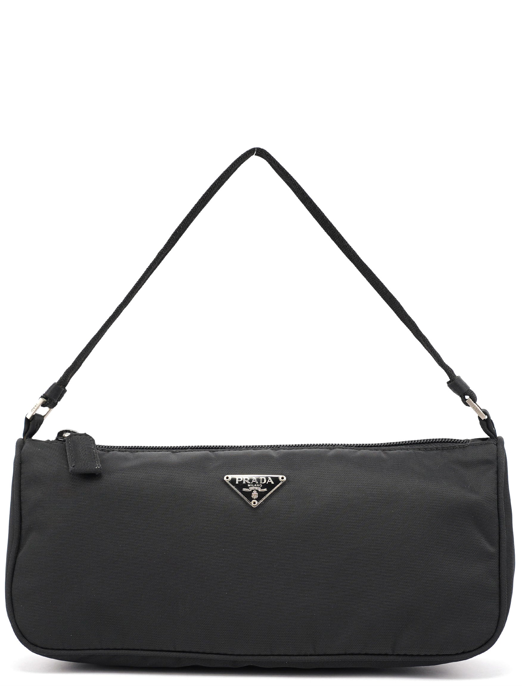 MV519 Black Tessuto Mini Hobo Bag