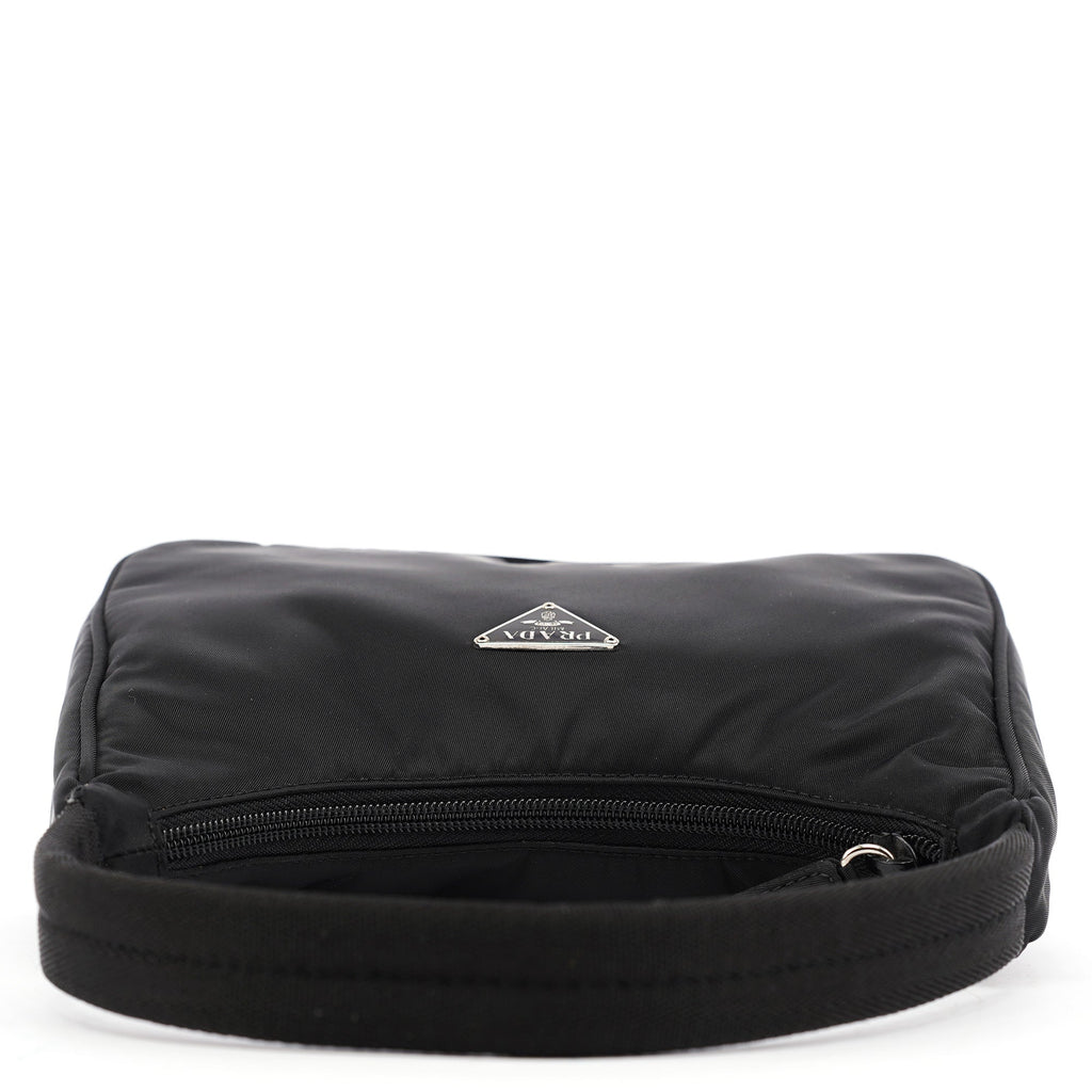 MV519 Black Tessuto Mini Hobo Bag