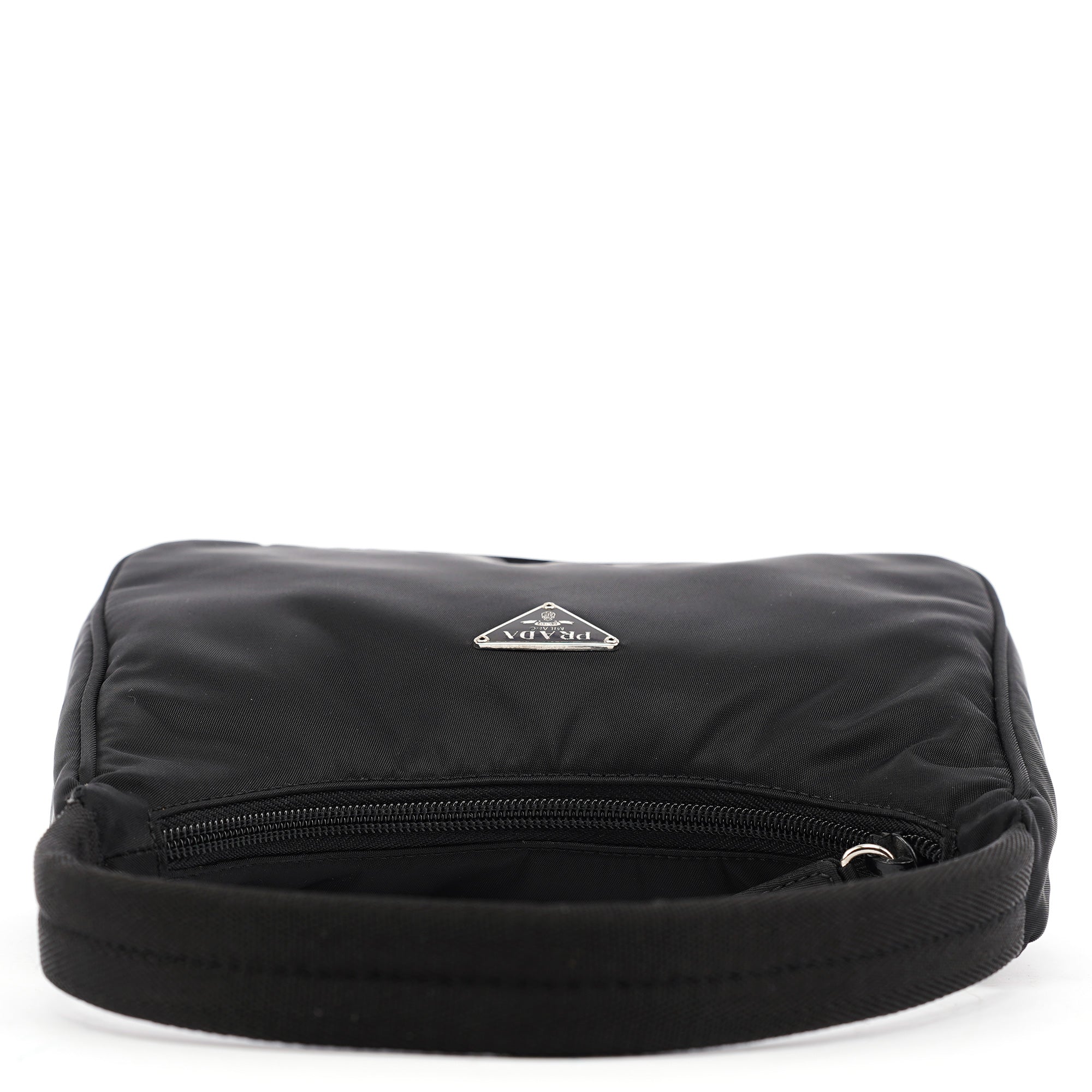 MV519 Black Tessuto Mini Hobo Bag