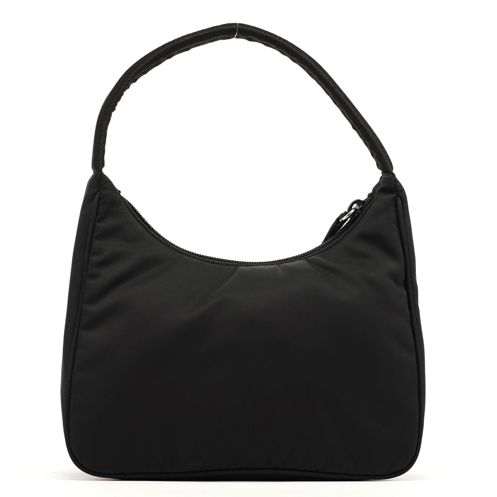 MV519 Black Tessuto Mini Hobo Bag