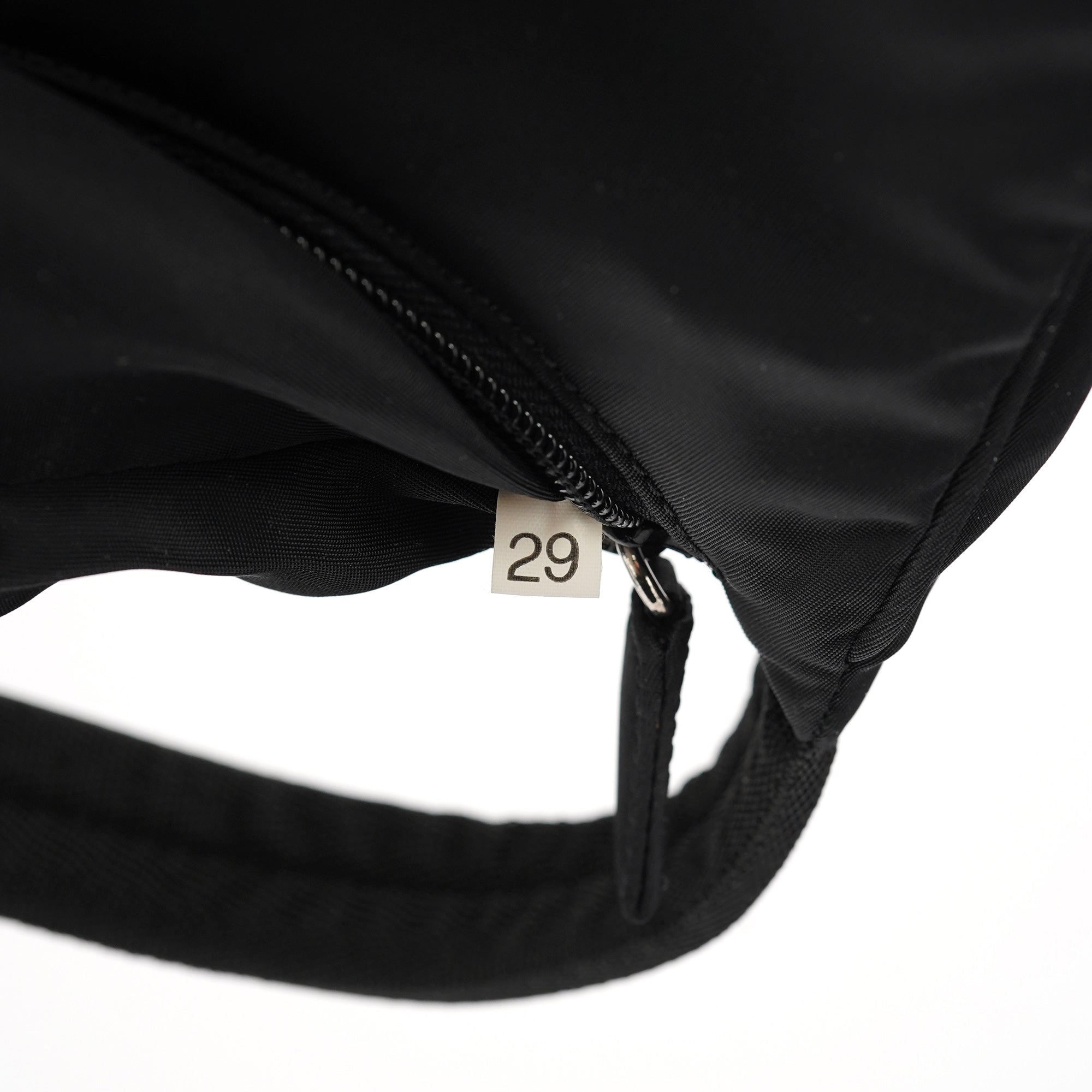 MV519 Black Tessuto Mini Hobo Bag