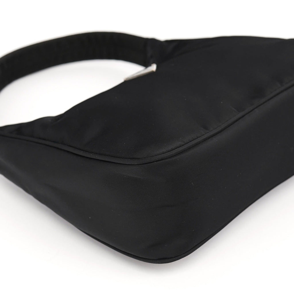 MV519 Black Tessuto Mini Hobo Bag